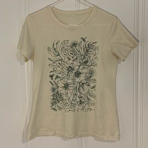 Floral “Count it all joy” graphic tshirt